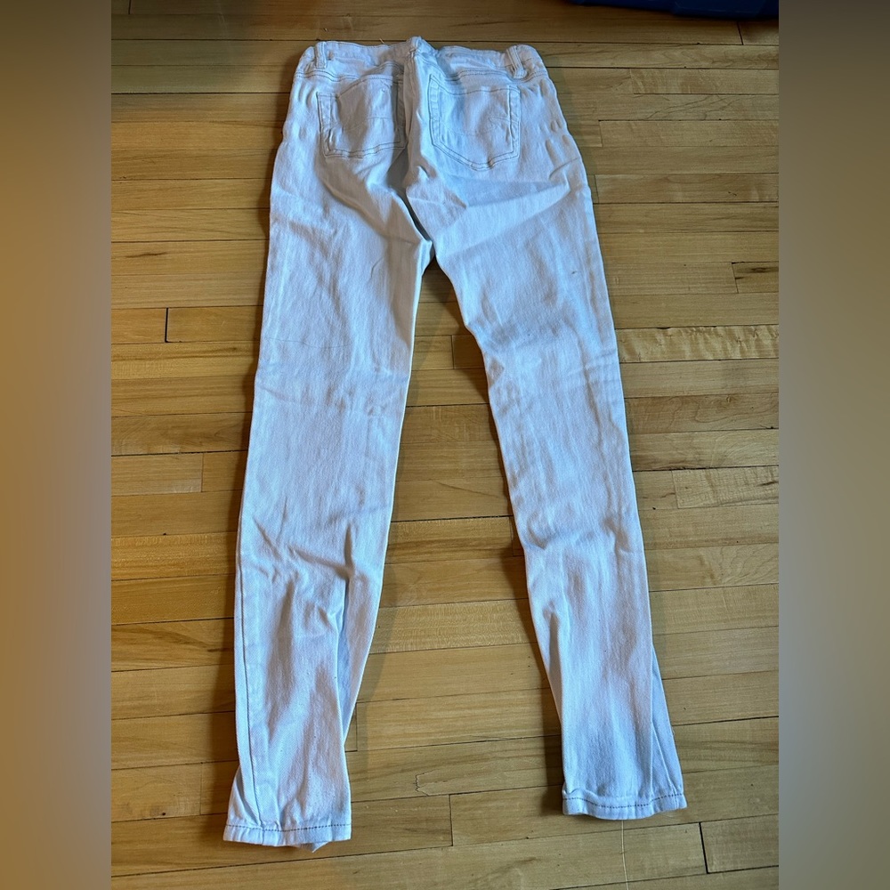 ARDENE White Ripped Jeans - Picture 2 of 2